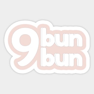 9BUNBUN Sticker